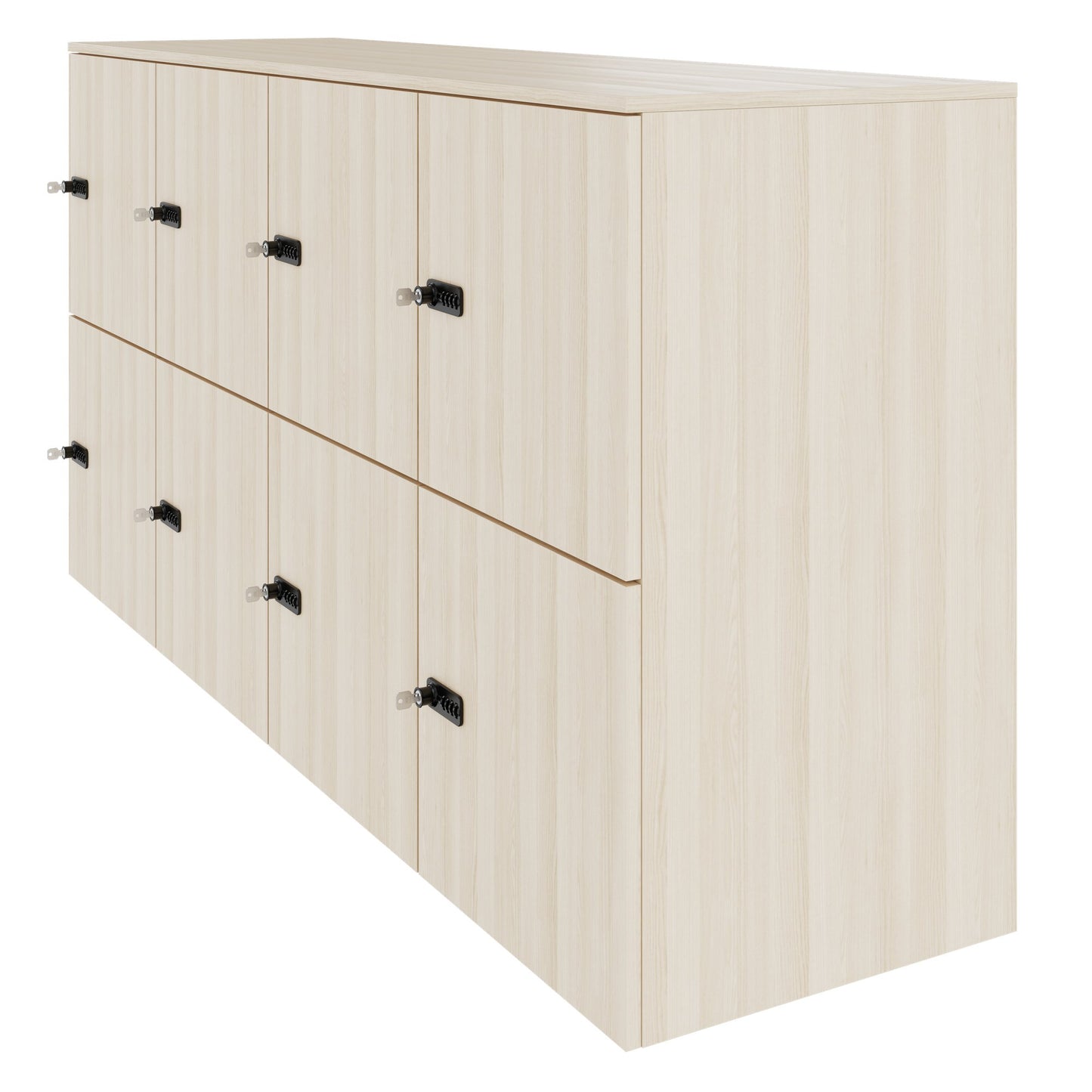 CHOICE Spind | 1804 x 936 mm, 8 Schließfächer, Sandesche