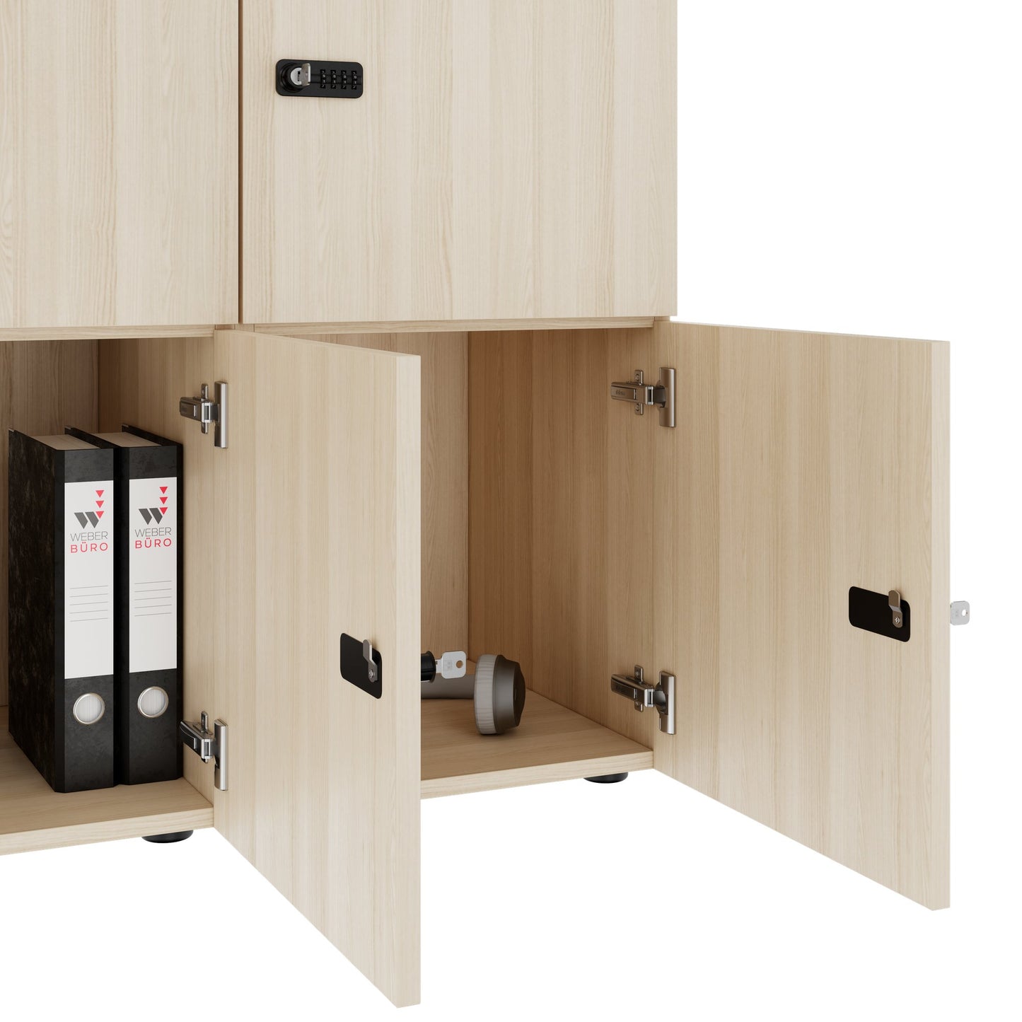 CHOICE Spind | 1804 x 936 mm, 8 Schließfächer, Sandesche