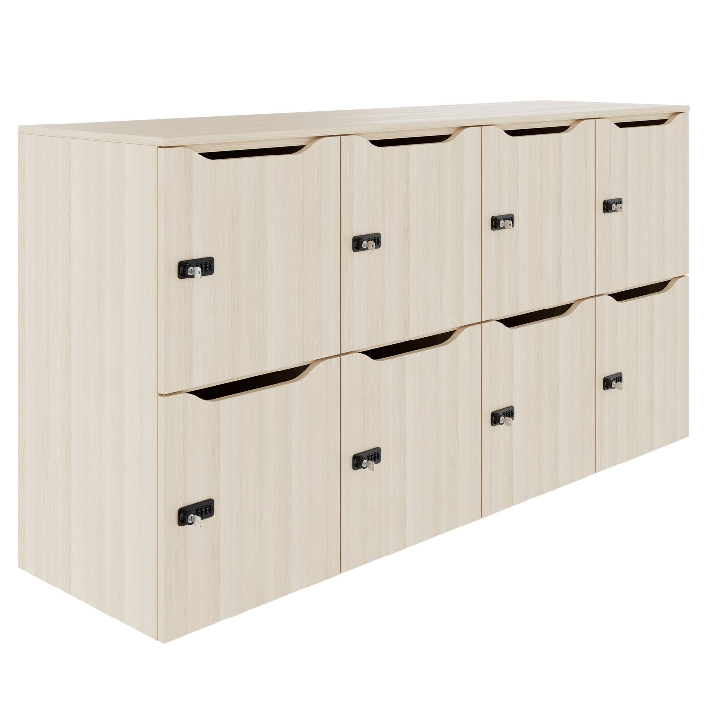 CHOICE Spind | 1804 x 936 mm, 8 Schließfächer, Sandesche