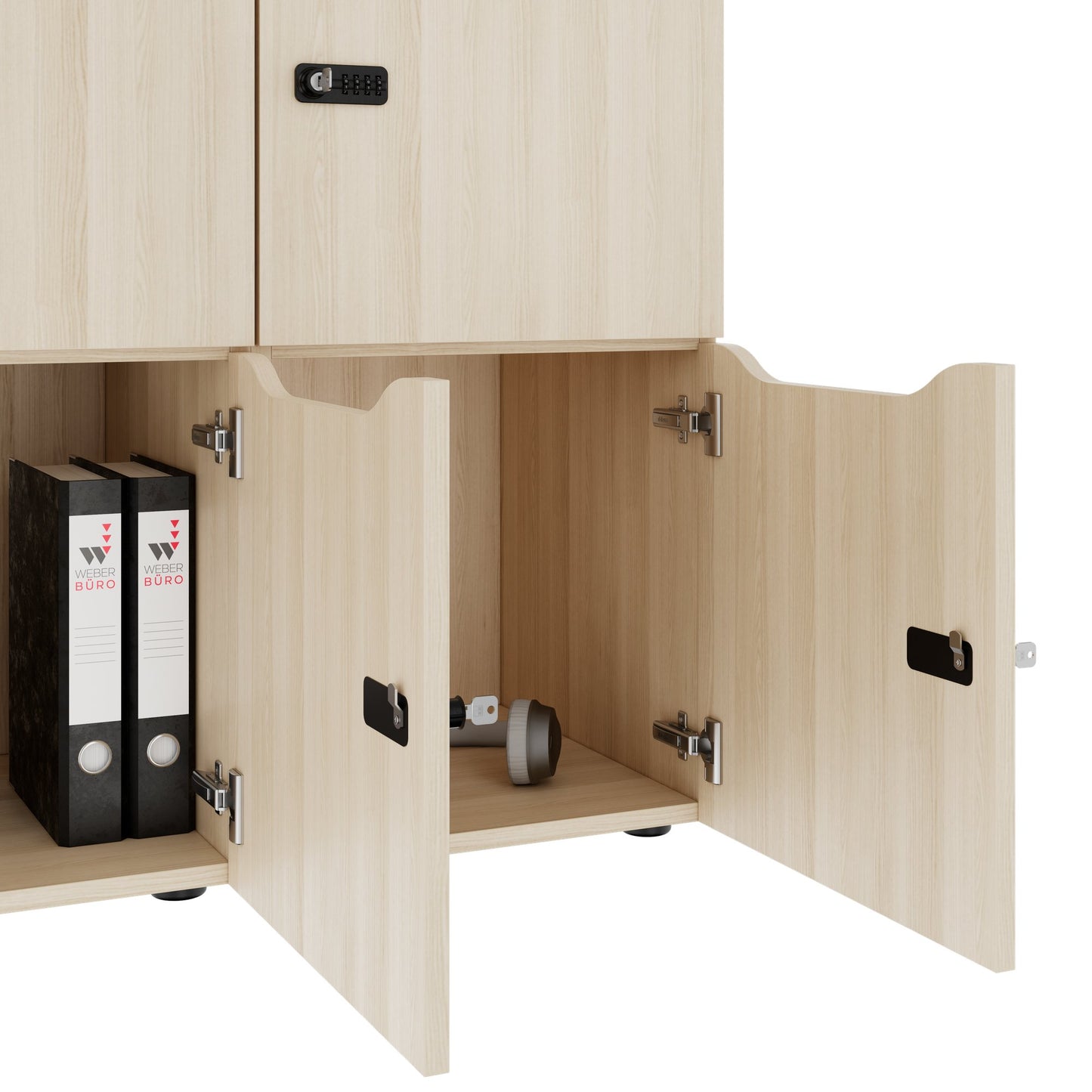 CHOICE Spind | 1804 x 936 mm, 8 Schließfächer, Sandesche