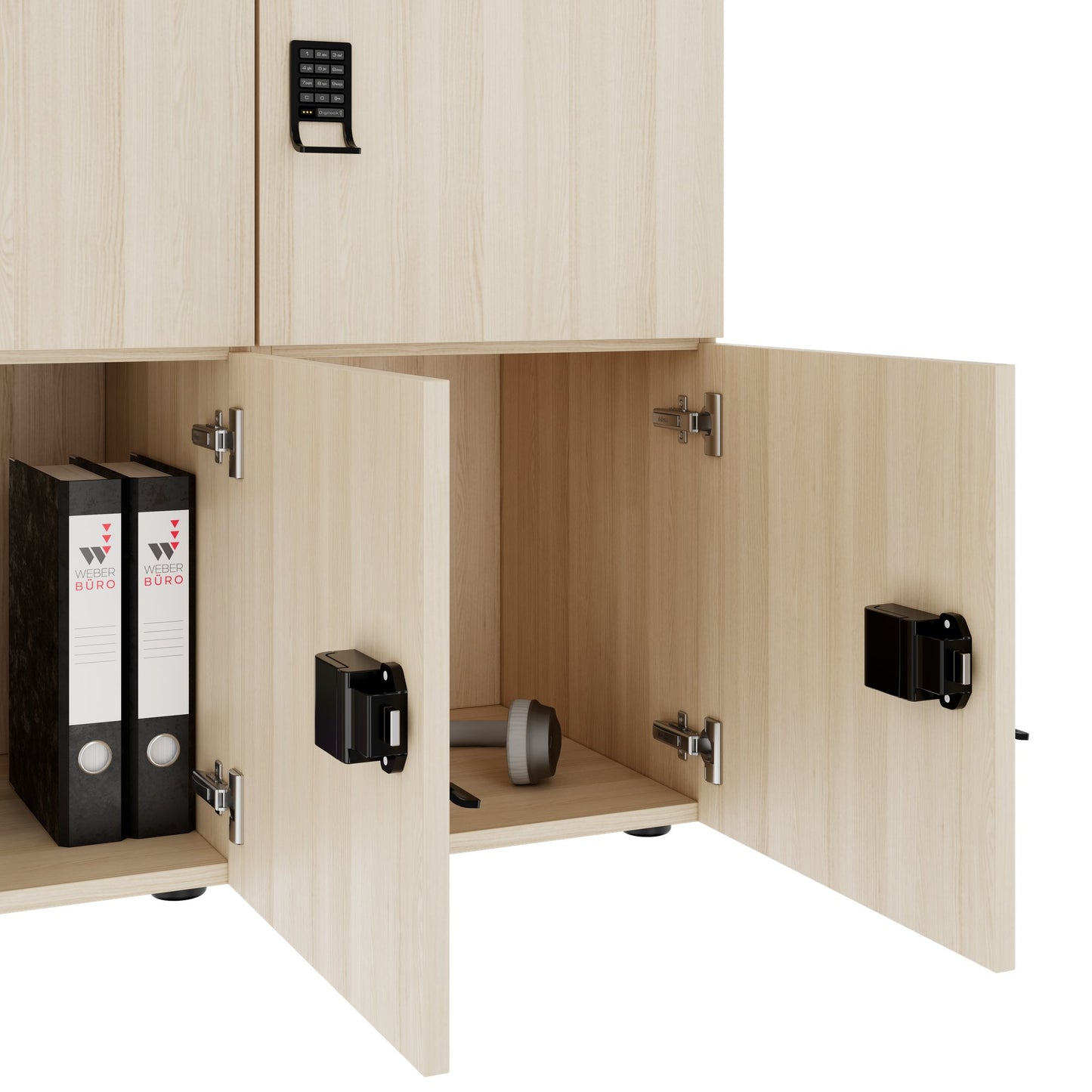 CHOICE Spind | 1804 x 936 mm, 8 Schließfächer, Sandesche