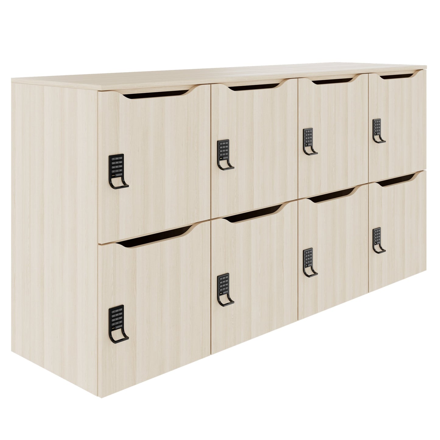 CHOICE Spind | 1804 x 936 mm, 8 Schließfächer, Sandesche