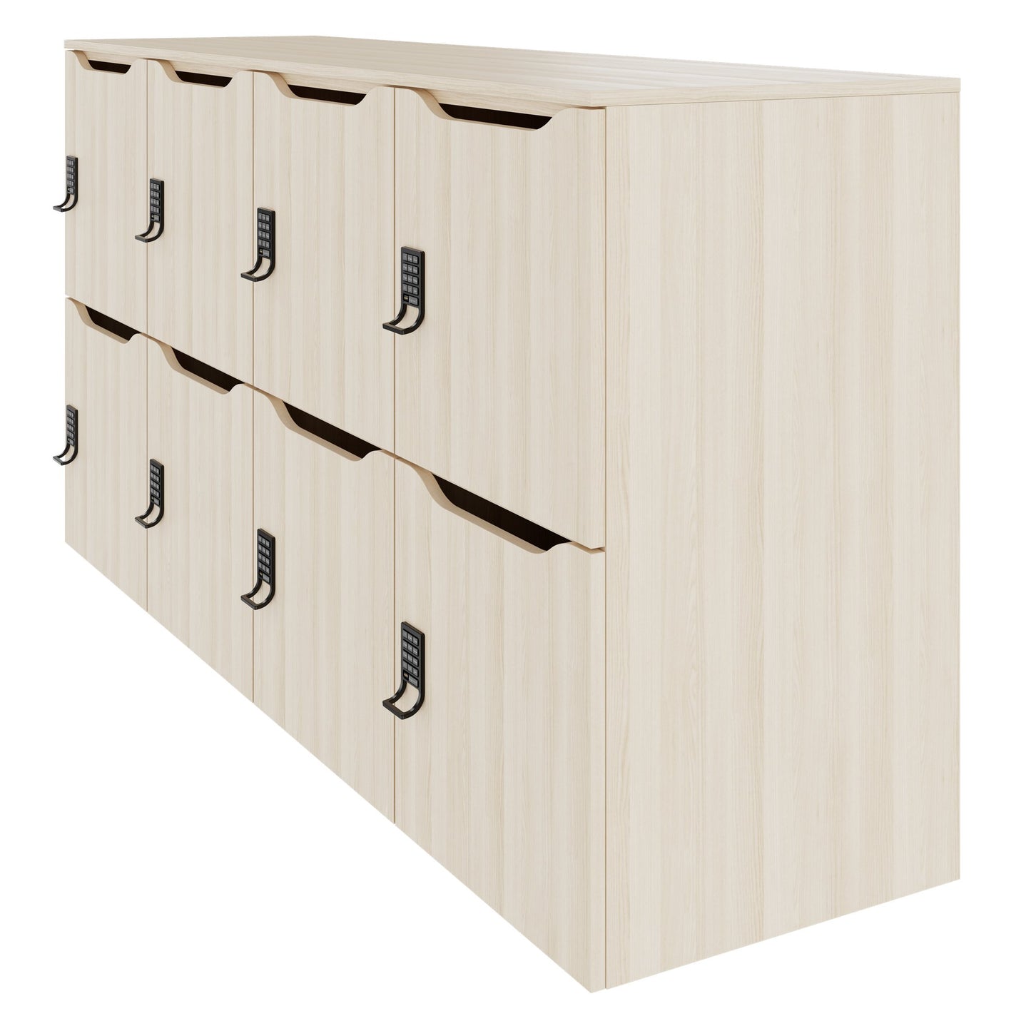 CHOICE Spind | 1804 x 936 mm, 8 Schließfächer, Sandesche