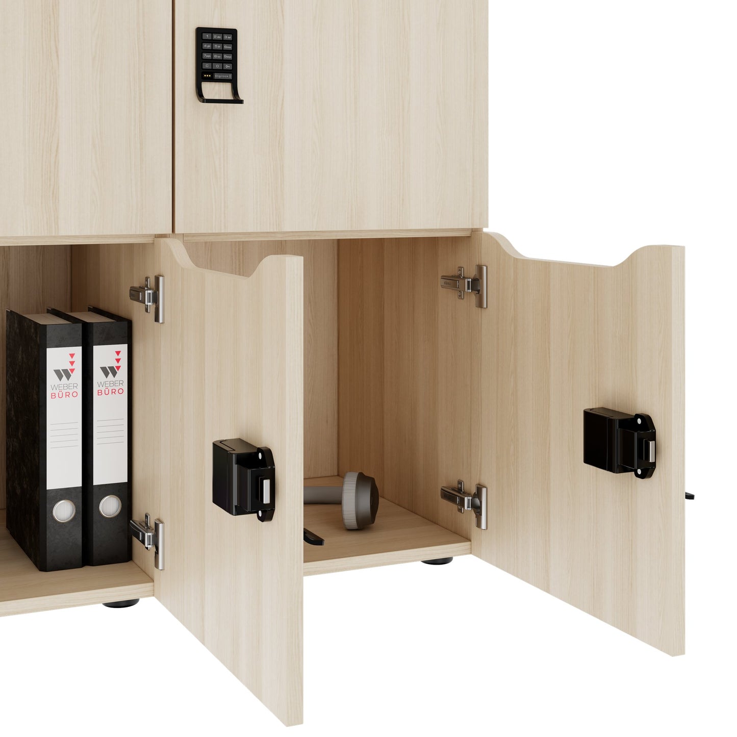 CHOICE Spind | 1804 x 936 mm, 8 Schließfächer, Sandesche