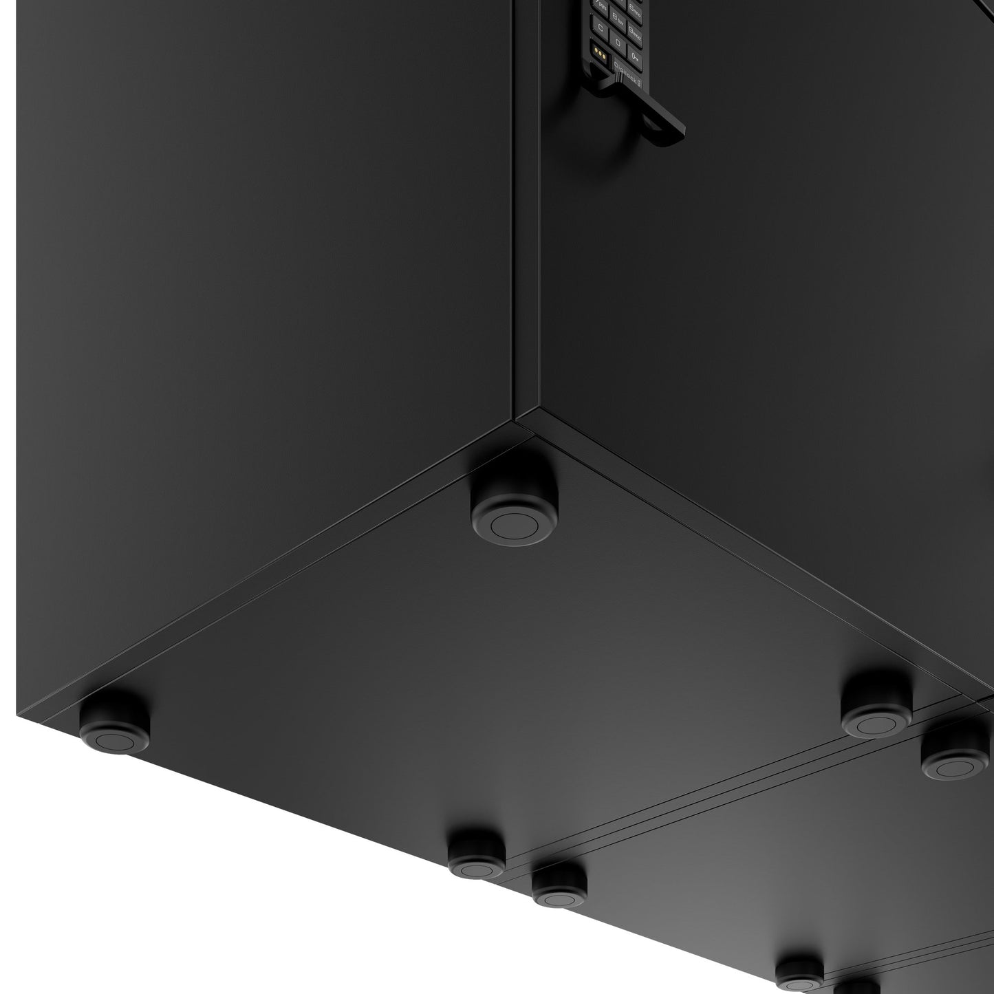 Armadietto CHOICE | 1804 x 936 mm, 8 scomparti, nero