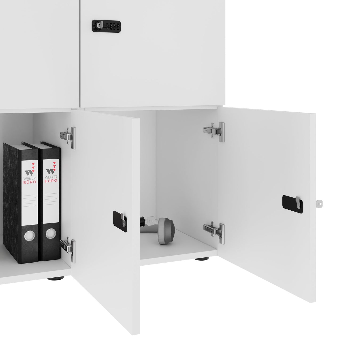 CHOICE Spind | 1804 x 936 mm, 8 Schließfächer, Weiß