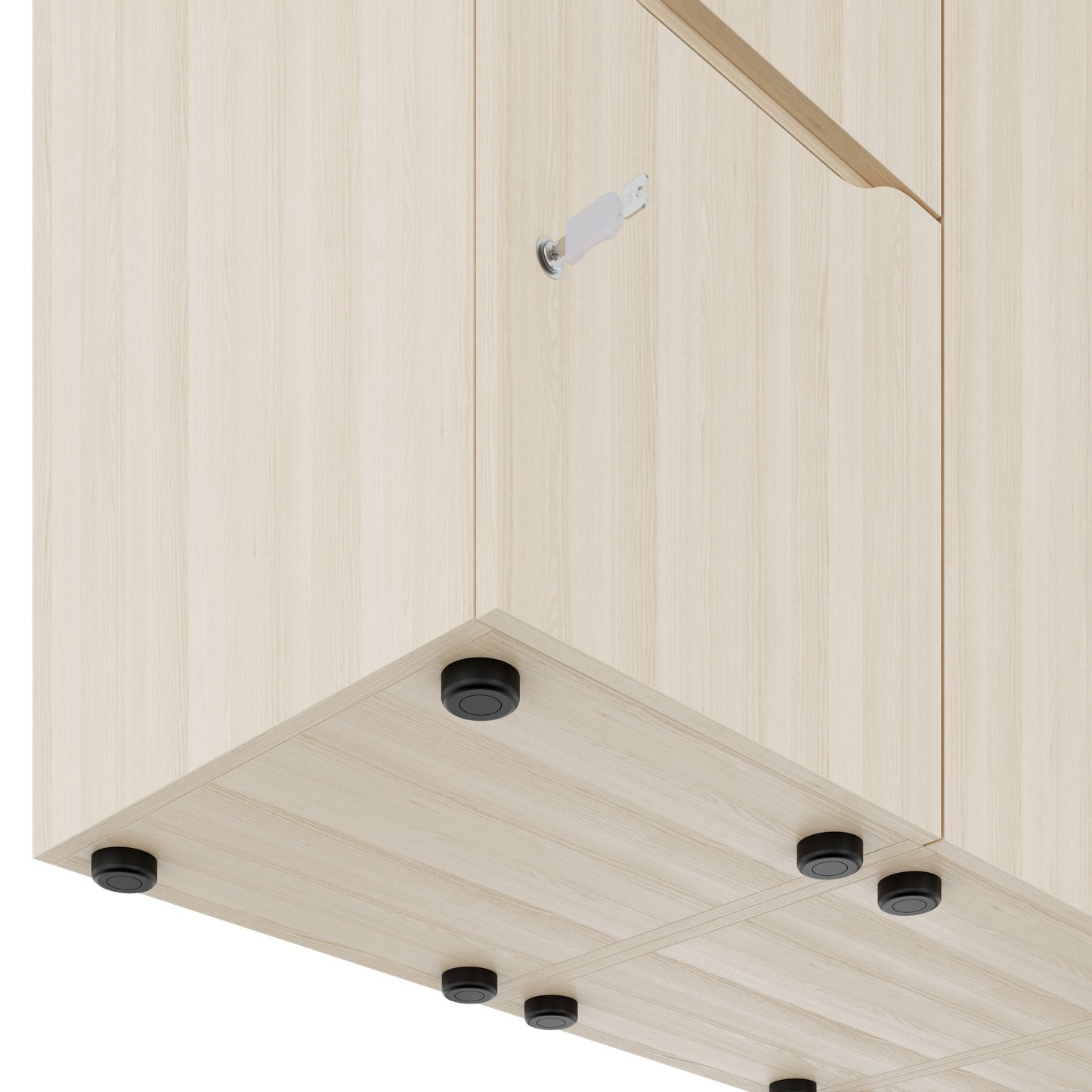 CHOICE Spind | 2706 x 1836 mm, 12 Schliessfächer, Sitznische, Sandesche