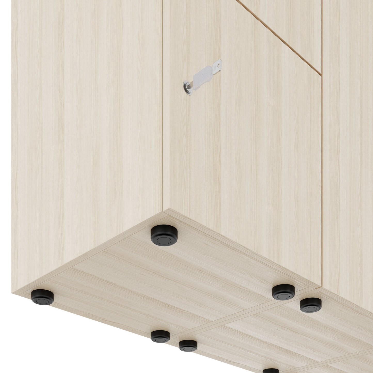 CHOICE Spind | 2706 x 1836 mm, 12 Schliessfächer, Sitznische, Sandesche