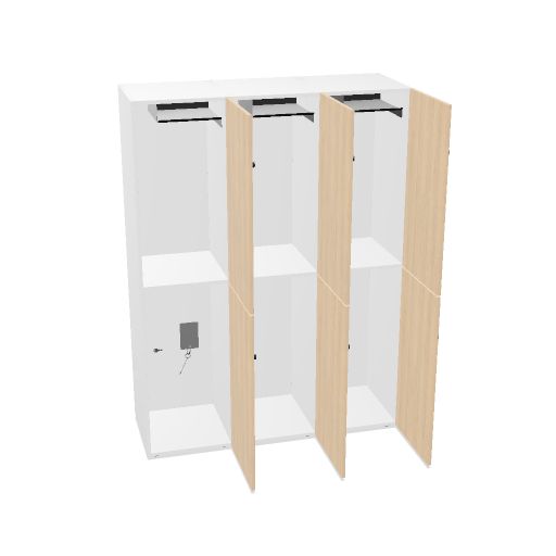 CHOICE Spind | 450-4500 x 900-1800 mm, viele Konfigurationsmöglichkeiten