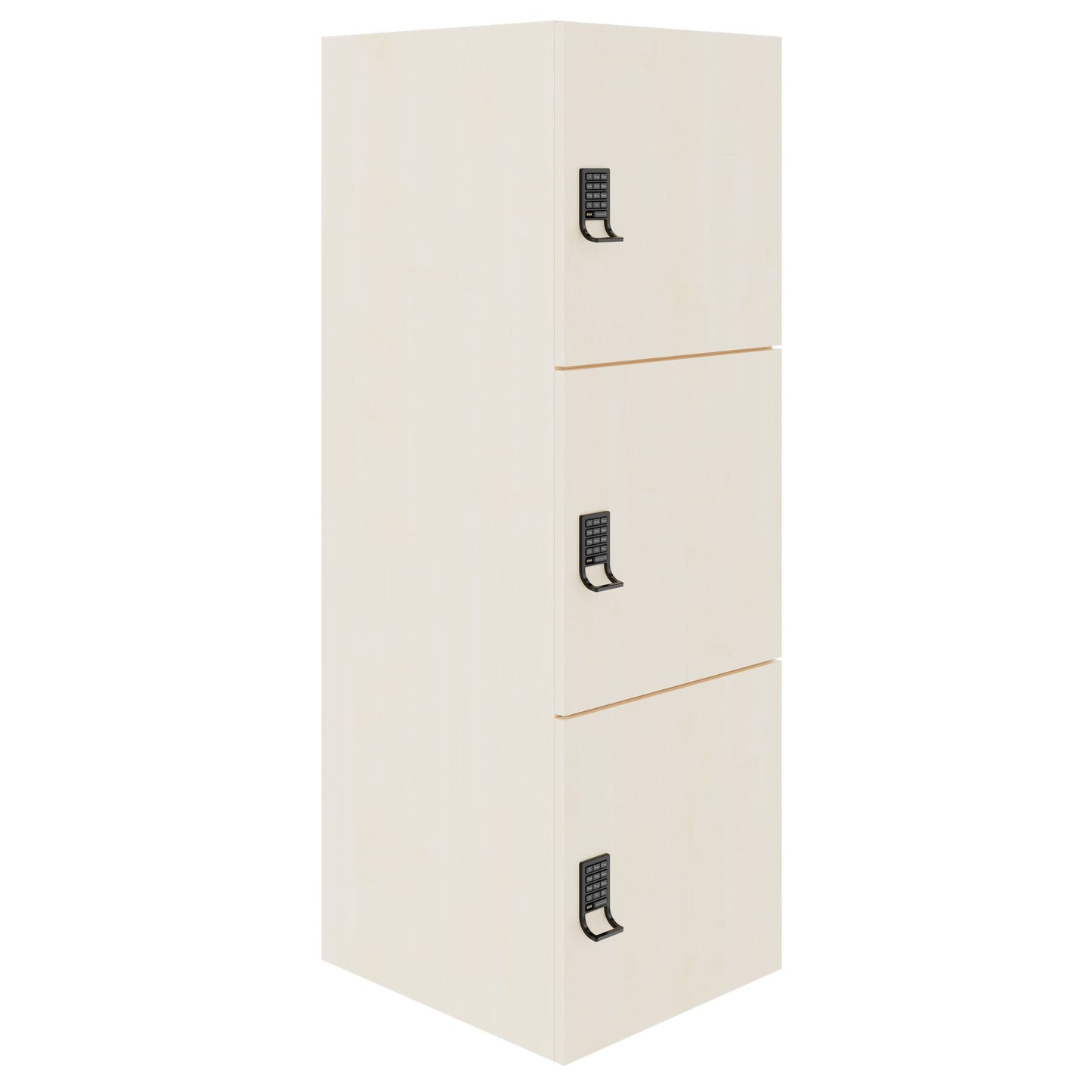 CHOICE Spind | 450 x 1370 mm, 2 oder 3 Schließfächer, Ahorn