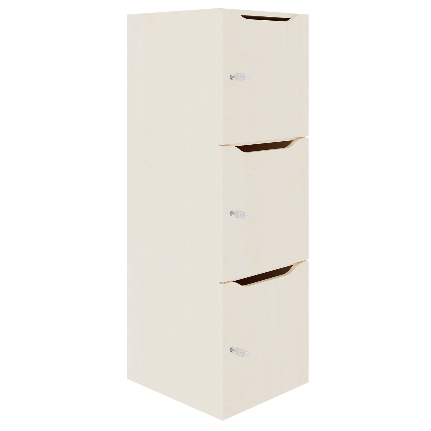 CHOICE Spind | 450 x 1370 mm, 2 oder 3 Schließfächer, Ahorn