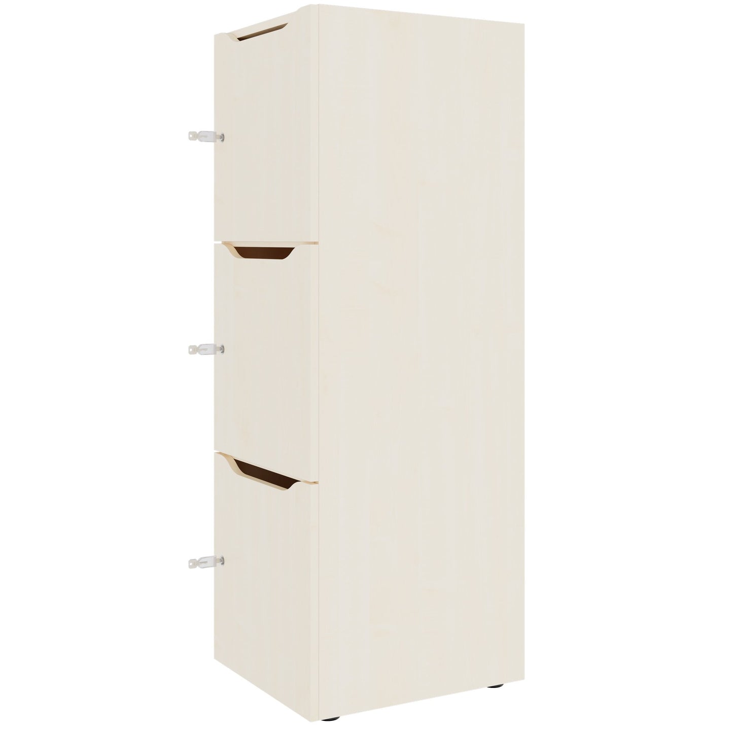 CHOICE Spind | 450 x 1370 mm, 2 oder 3 Schließfächer, Ahorn