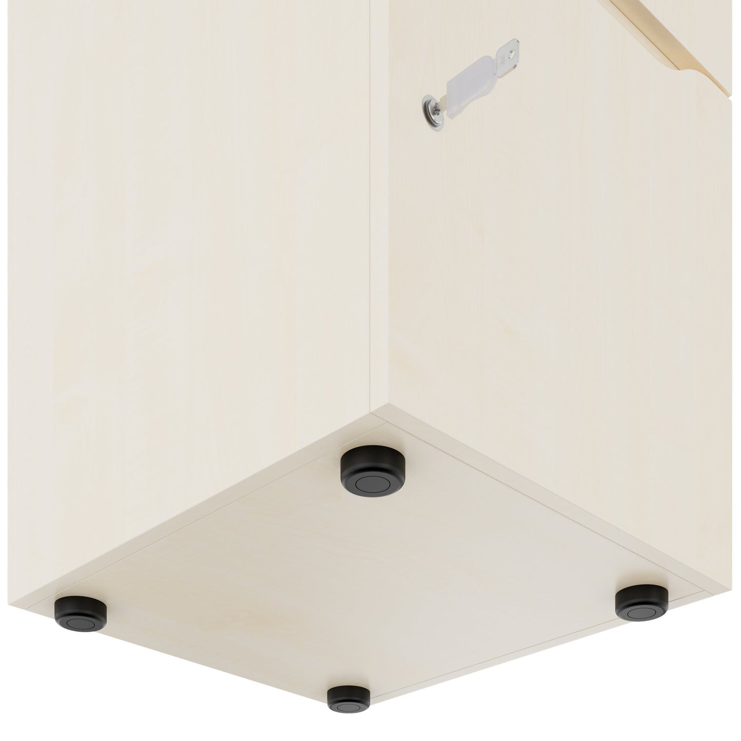 CHOICE Spind | 450 x 1370 mm, 2 oder 3 Schließfächer, Ahorn