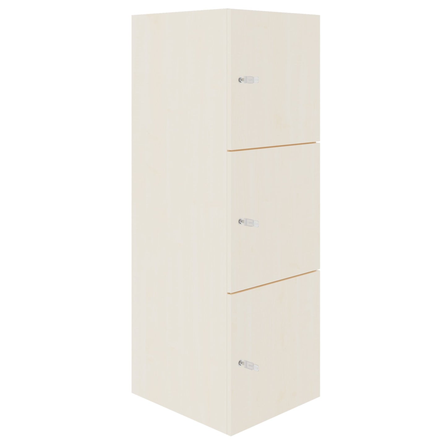 CHOICE Spind | 450 x 1370 mm, 2 oder 3 Schließfächer, Ahorn