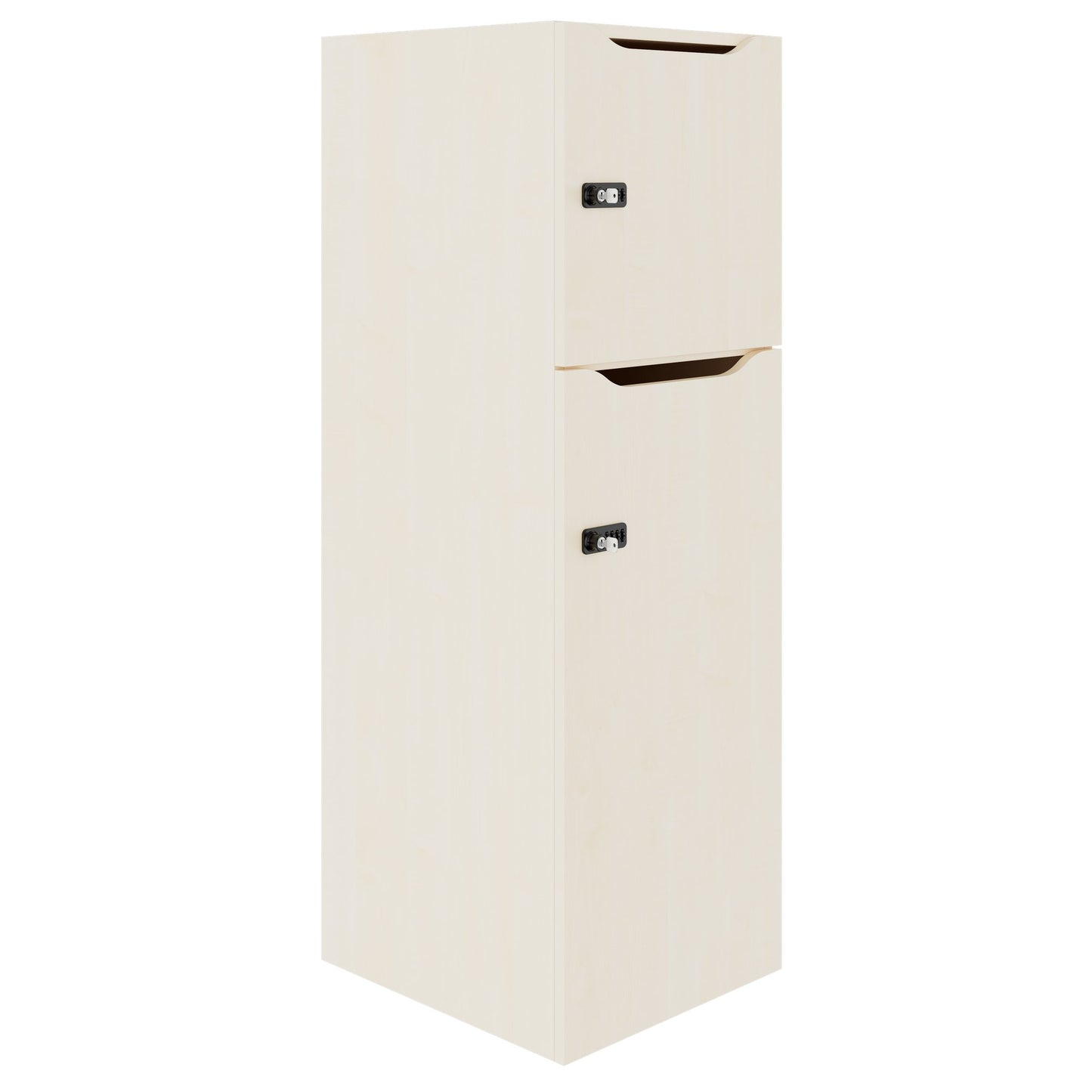 CHOICE Spind | 450 x 1370 mm, 2 oder 3 Schließfächer, Ahorn