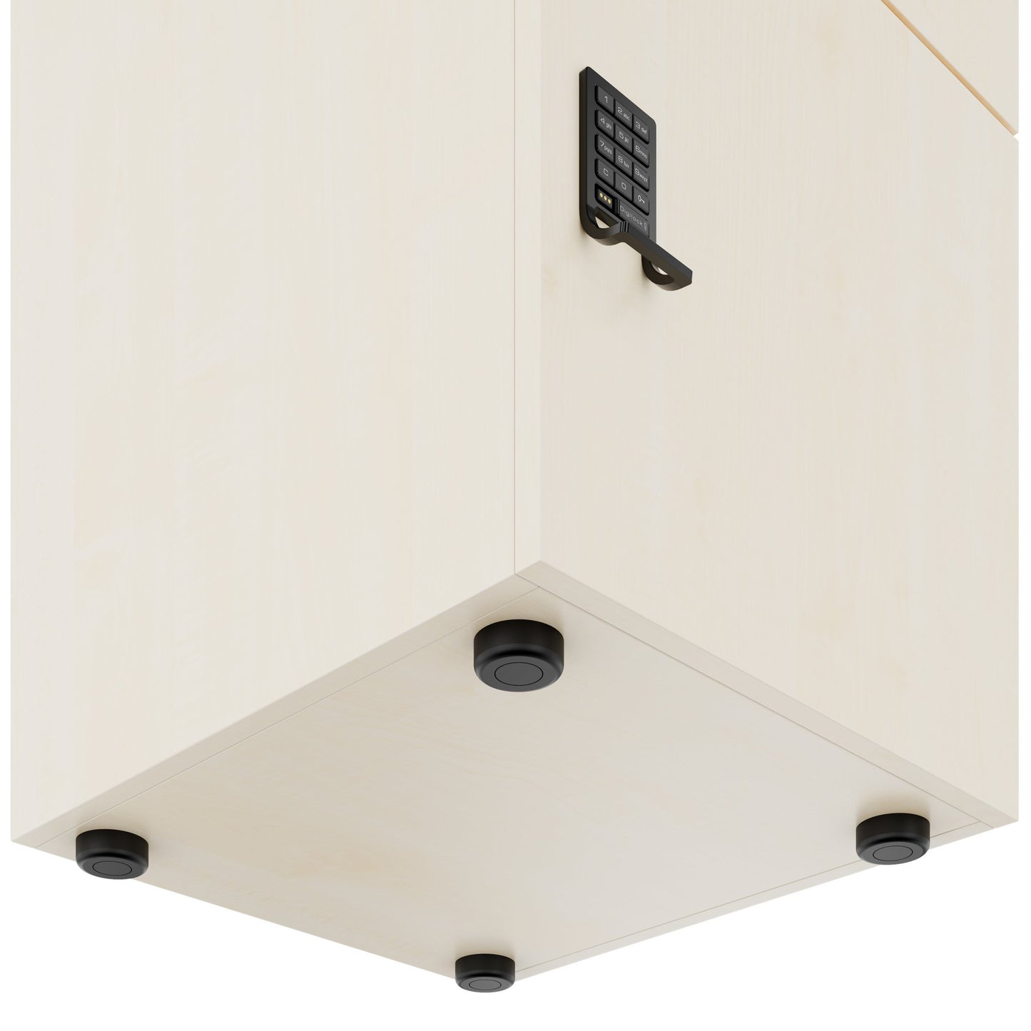 CHOICE Spind | 450 x 1370 mm, 2 oder 3 Schließfächer, Ahorn