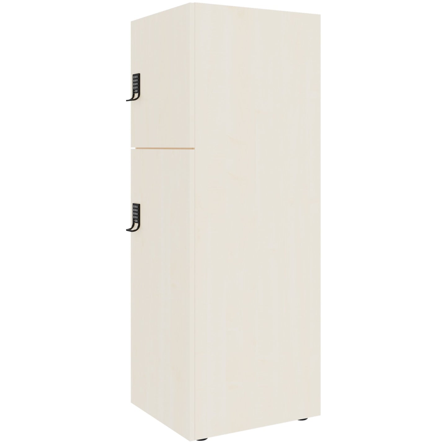 CHOICE Spind | 450 x 1370 mm, 2 oder 3 Schließfächer, Ahorn