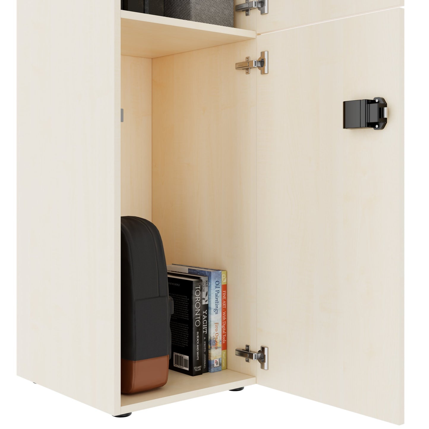 CHOICE Spind | 450 x 1370 mm, 2 oder 3 Schließfächer, Ahorn