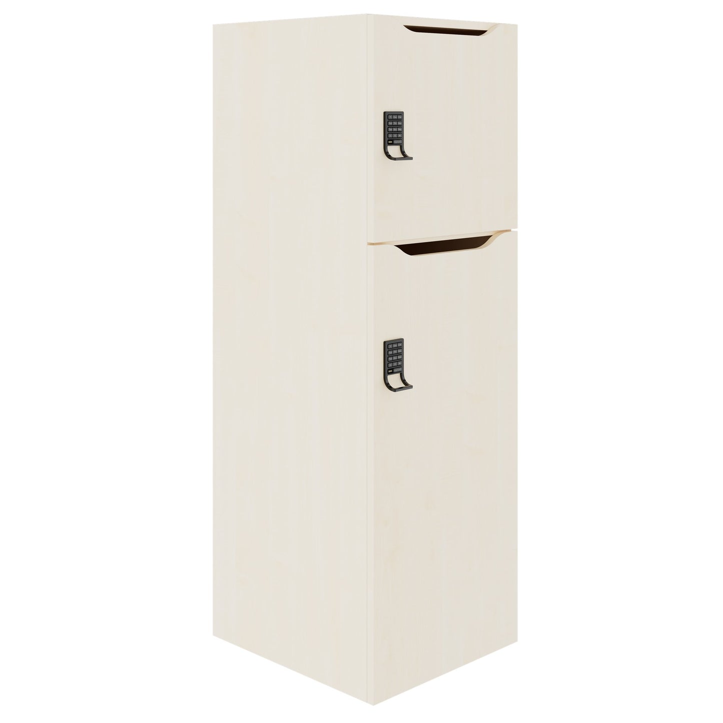 CHOICE Spind | 450 x 1370 mm, 2 oder 3 Schließfächer, Ahorn