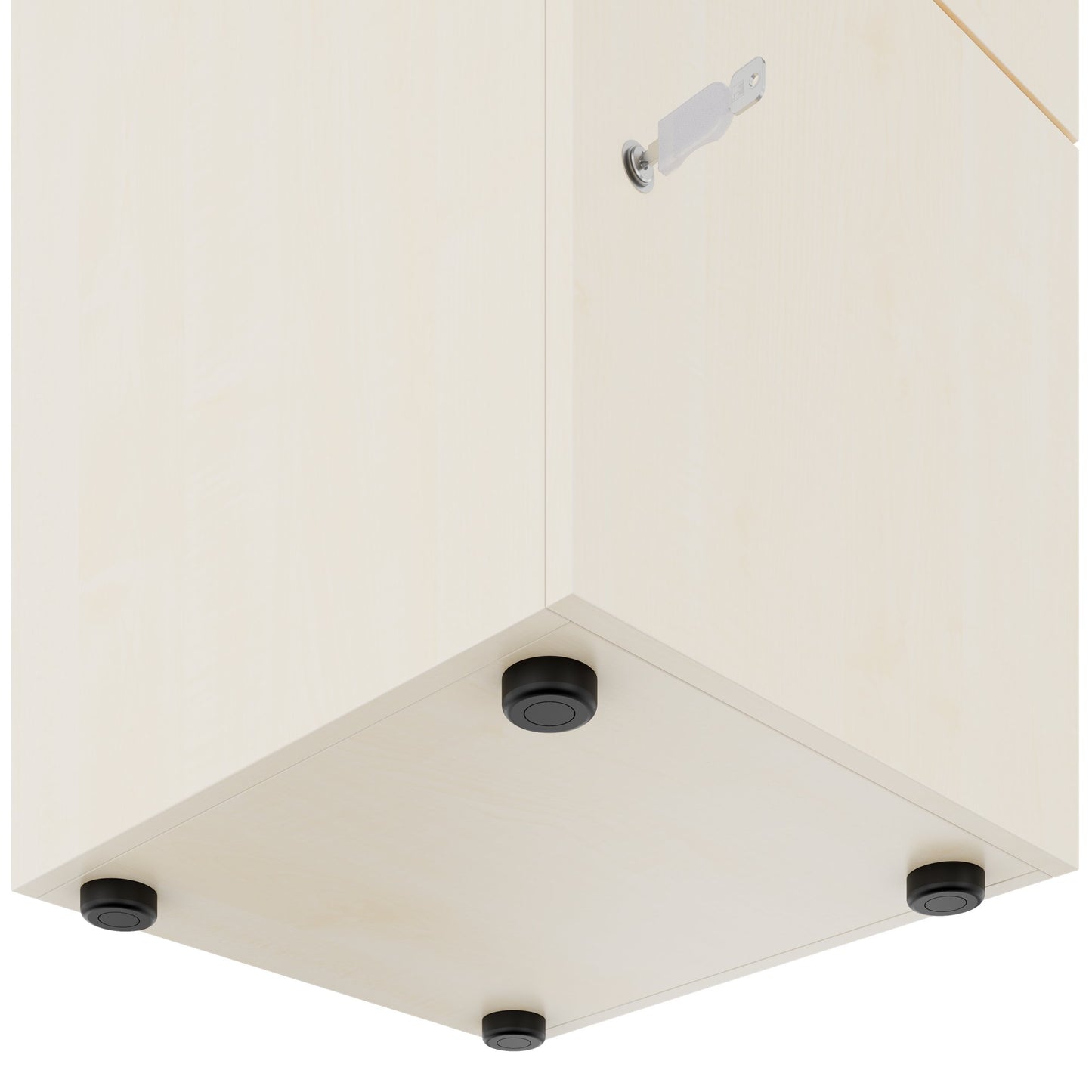 CHOICE Spind | 450 x 1370 mm, 2 oder 3 Schließfächer, Ahorn