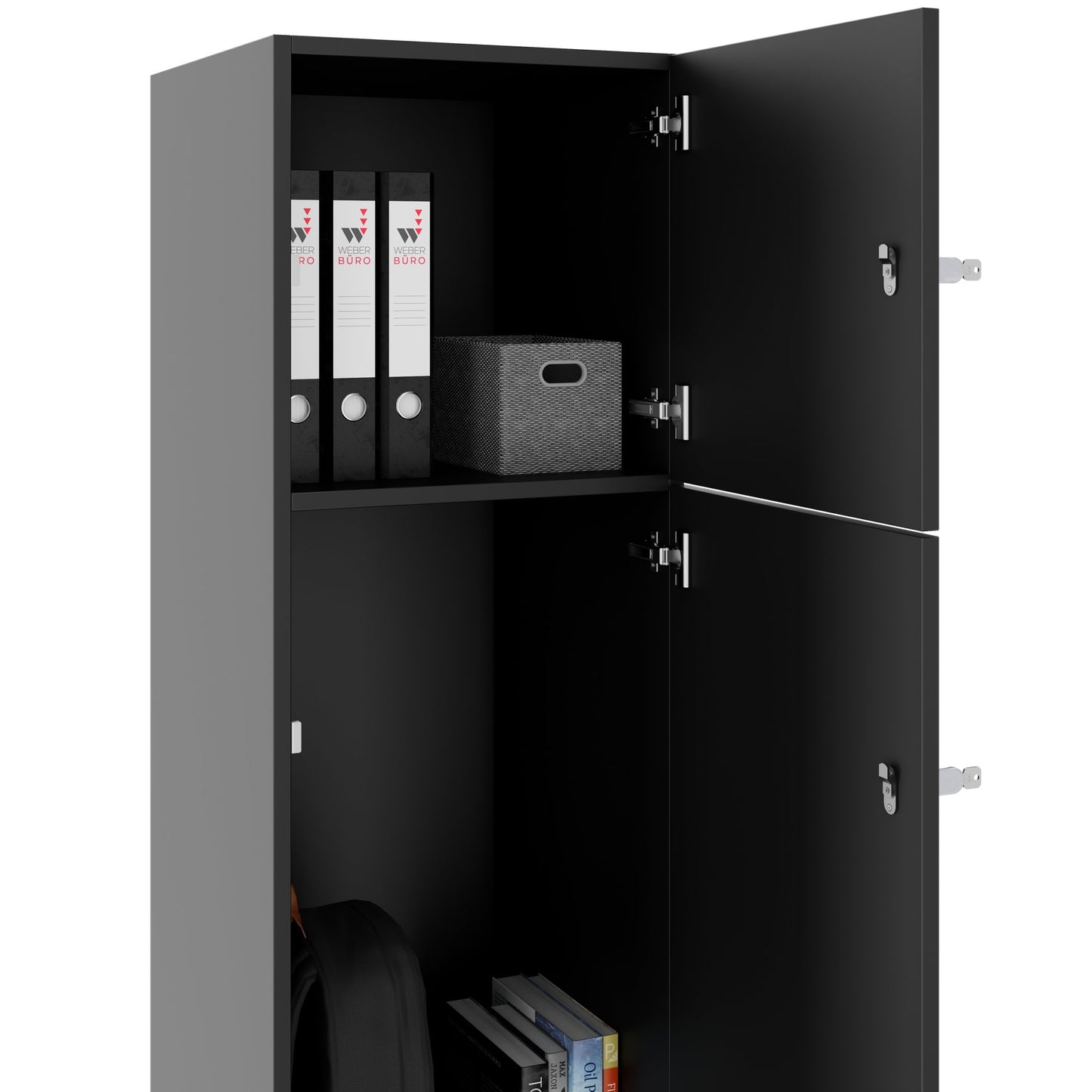 CHOICE locker | 450 x 1370 mm, 2 or 3 lockers, anthracite