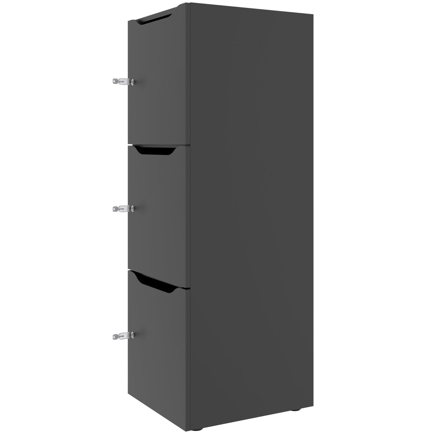 CHOICE locker | 450 x 1370 mm, 2 or 3 lockers, anthracite