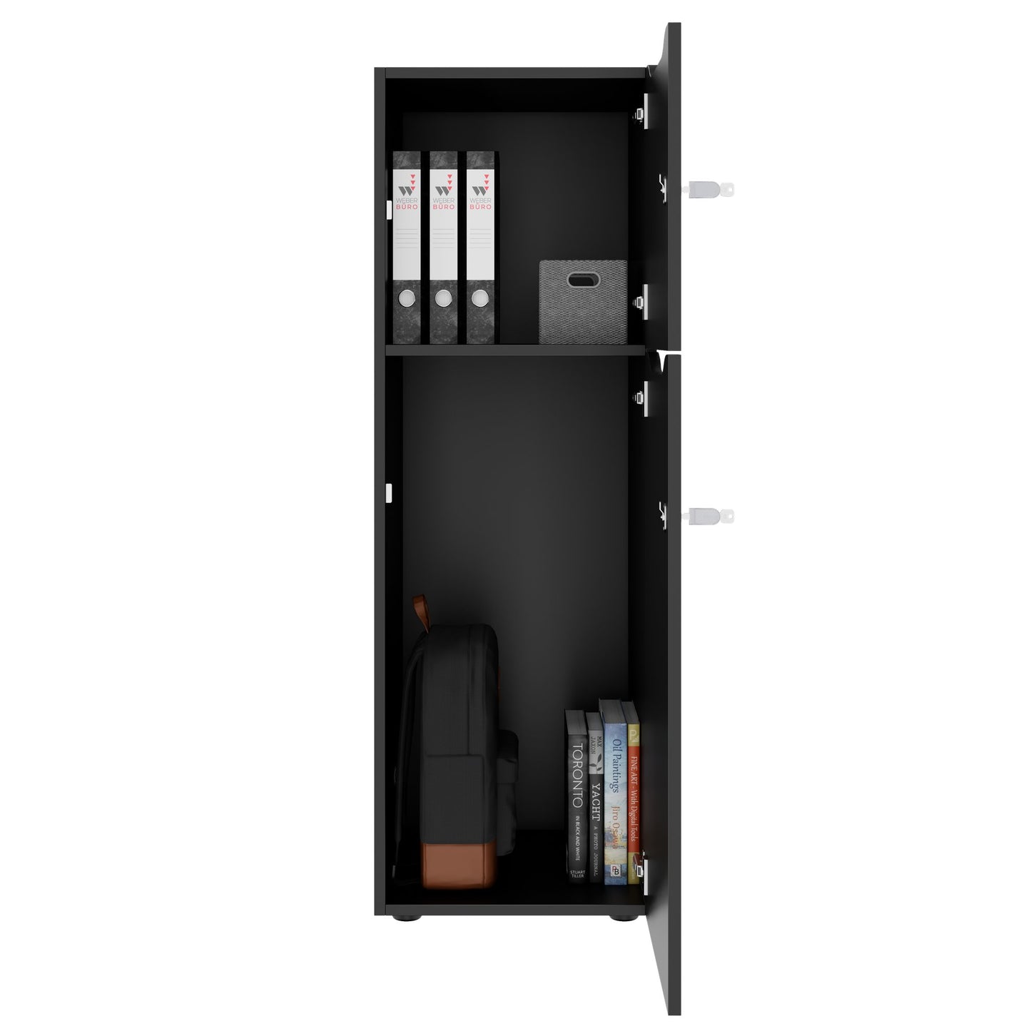 CHOICE locker | 450 x 1370 mm, 2 or 3 lockers, anthracite