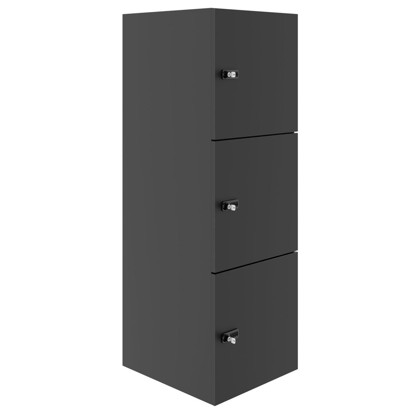 CHOICE locker | 450 x 1370 mm, 2 or 3 lockers, anthracite