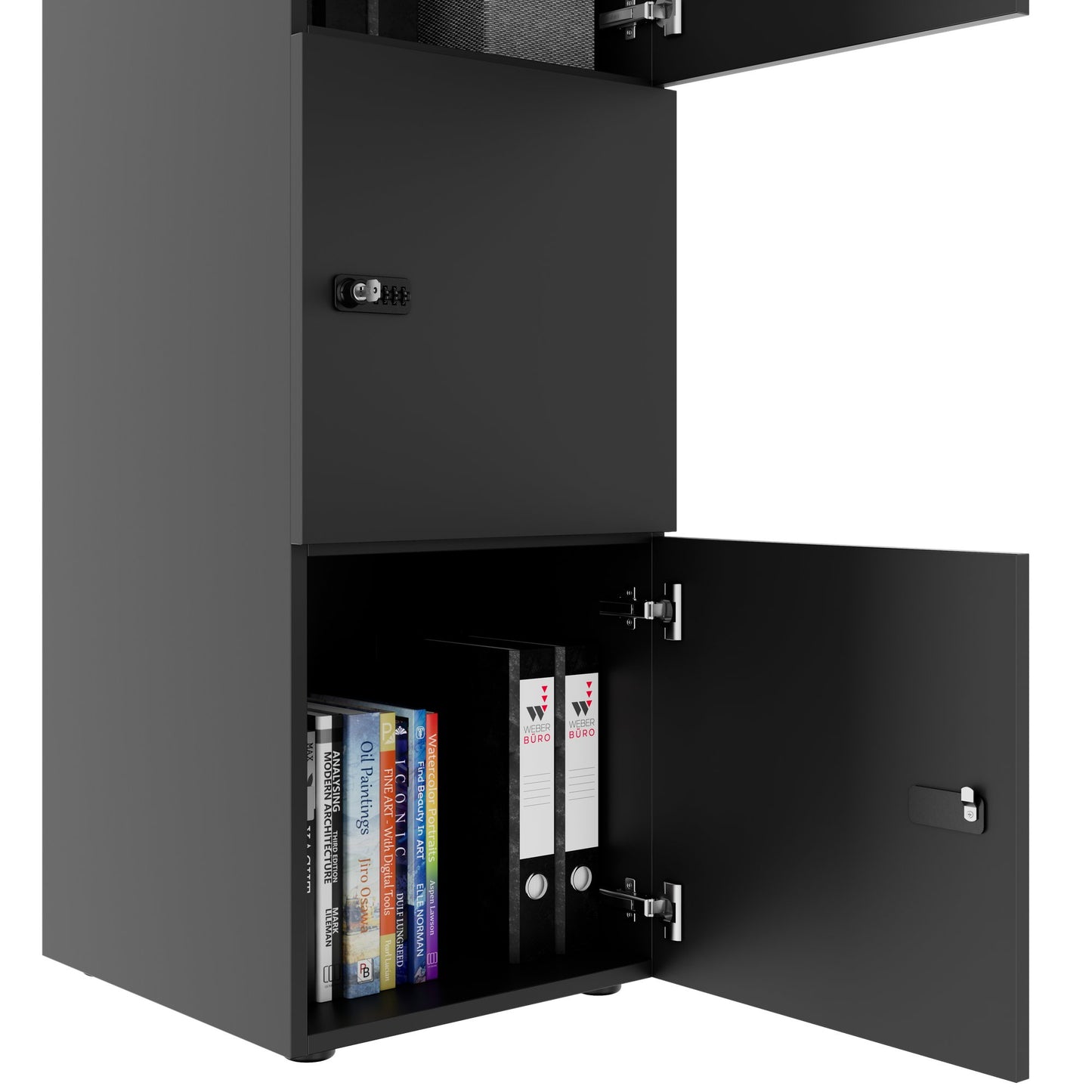 CHOICE locker | 450 x 1370 mm, 2 or 3 lockers, anthracite