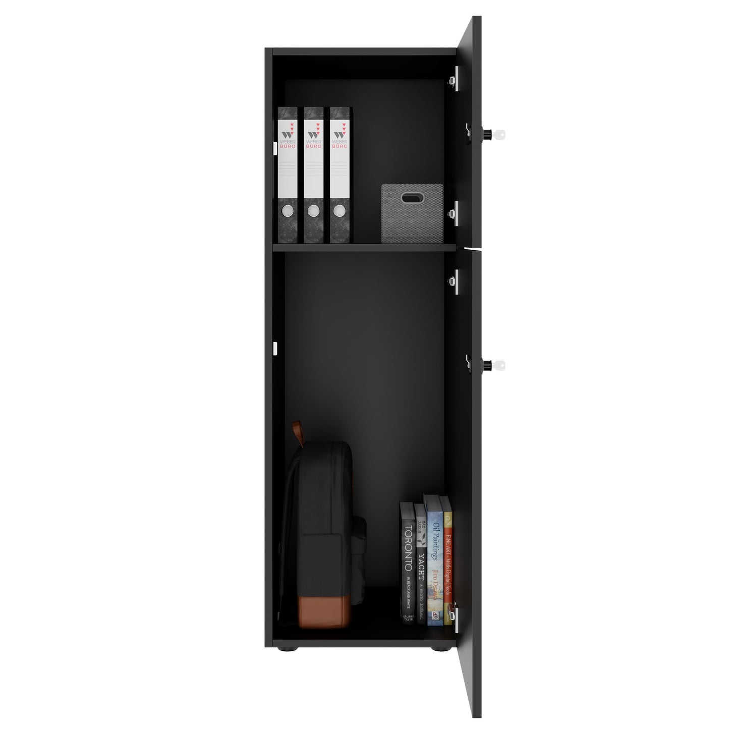 CHOICE locker | 450 x 1370 mm, 2 or 3 lockers, anthracite