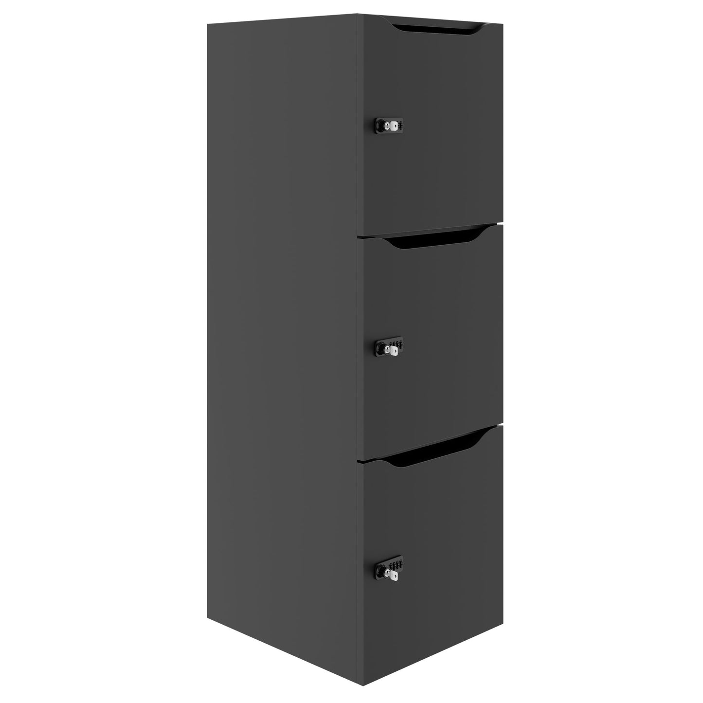 CHOICE locker | 450 x 1370 mm, 2 or 3 lockers, anthracite