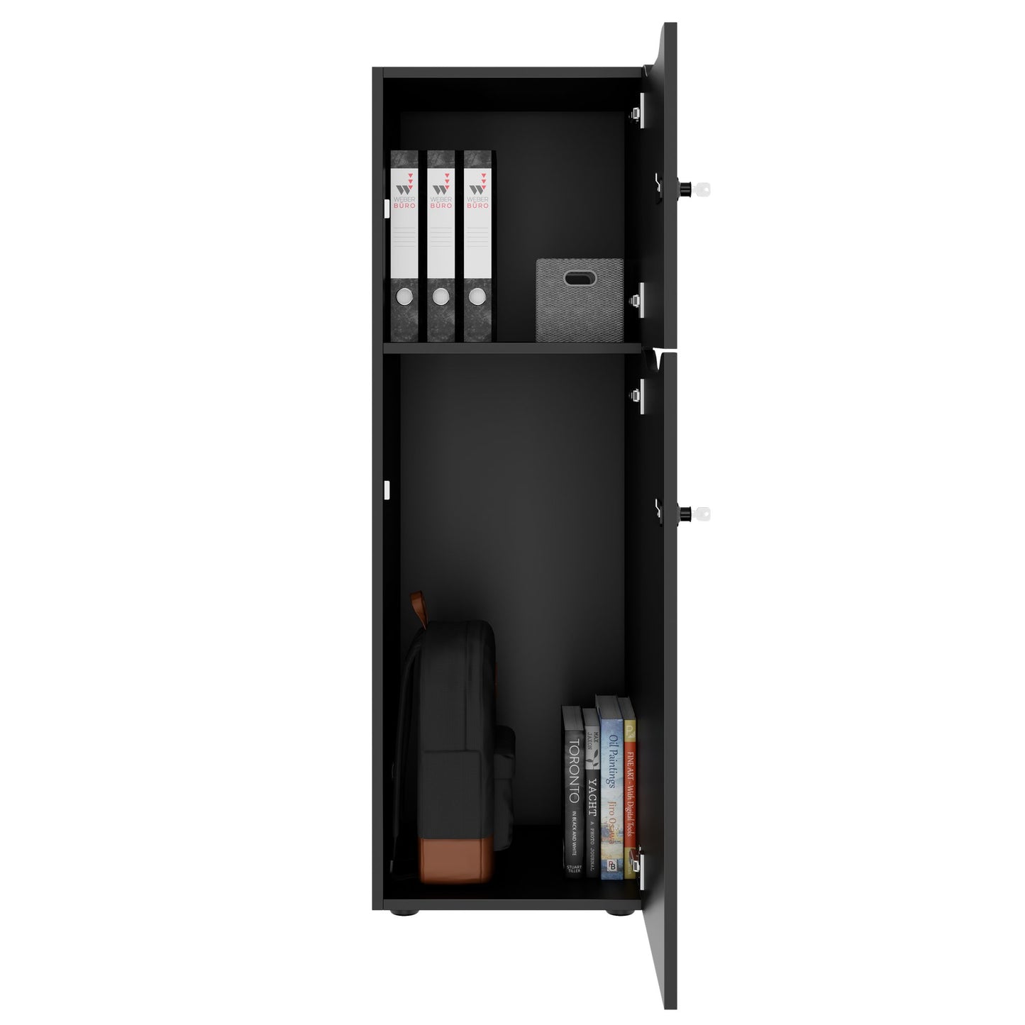CHOICE locker | 450 x 1370 mm, 2 or 3 lockers, anthracite