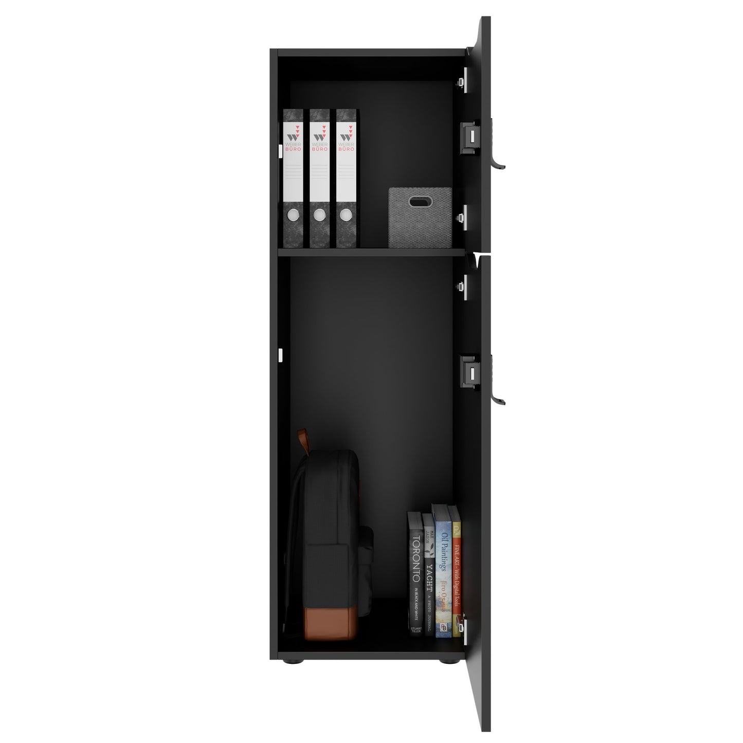 CHOICE locker | 450 x 1370 mm, 2 or 3 lockers, anthracite