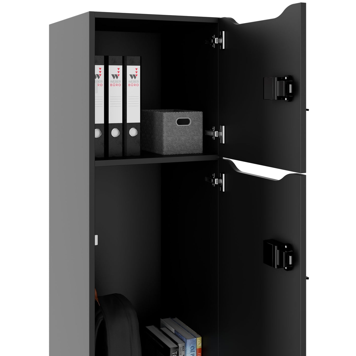 CHOICE locker | 450 x 1370 mm, 2 or 3 lockers, anthracite