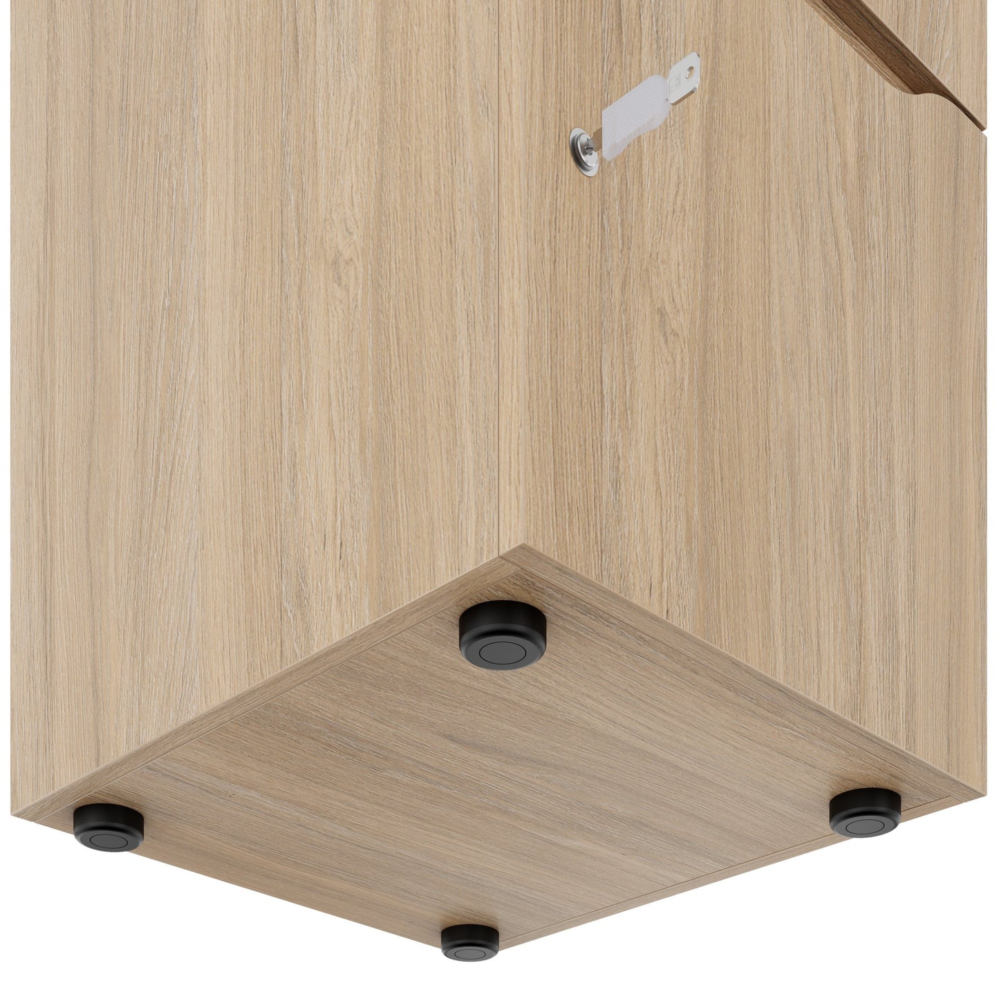 Armadietto CHOICE | 450 x 1370 mm, 2 o 3 scomparti, rovere ambra