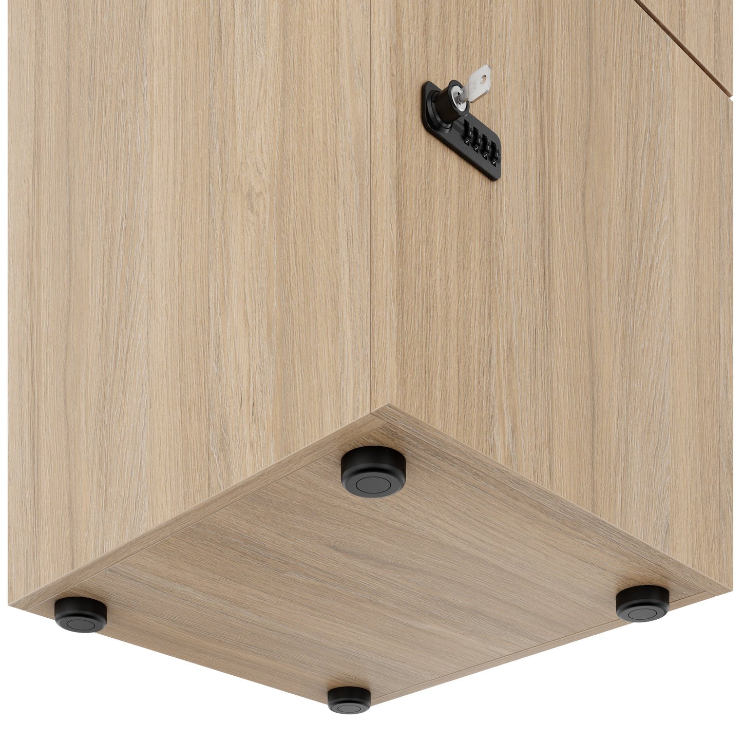 Armadietto CHOICE | 450 x 1370 mm, 2 o 3 scomparti, rovere ambra