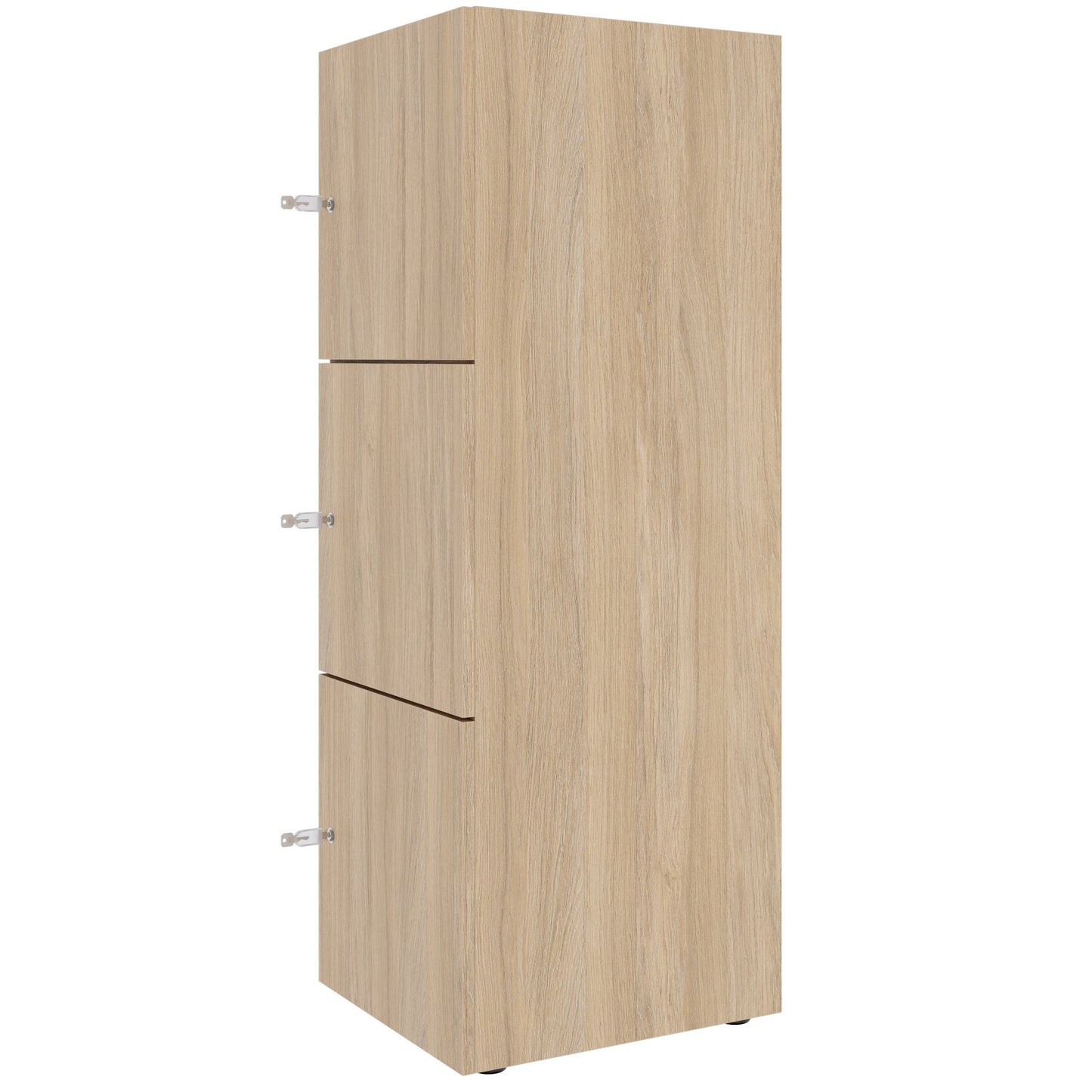 Armadietto CHOICE | 450 x 1370 mm, 2 o 3 scomparti, rovere ambra