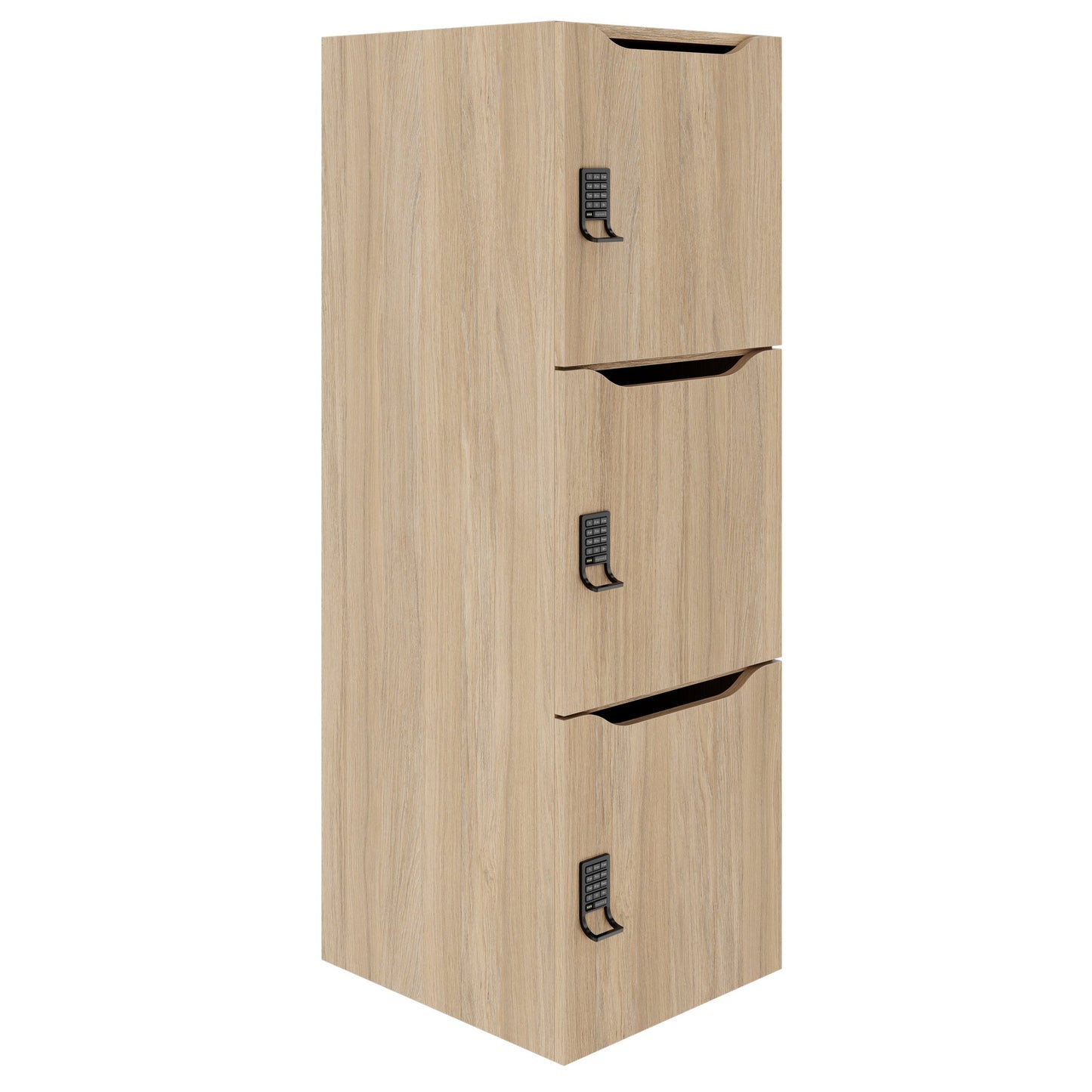 Armadietto CHOICE | 450 x 1370 mm, 2 o 3 scomparti, rovere ambra