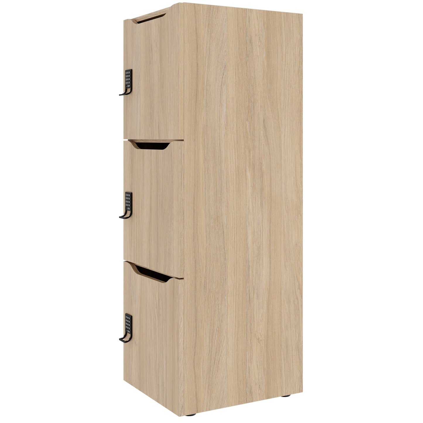 Armadietto CHOICE | 450 x 1370 mm, 2 o 3 scomparti, rovere ambra