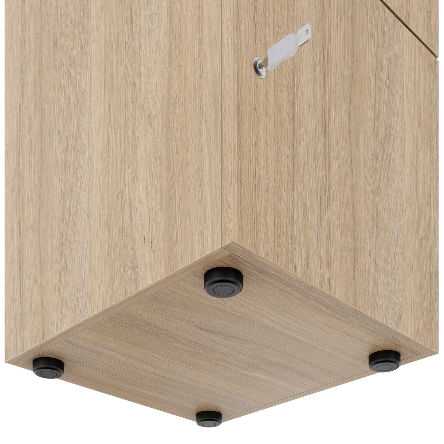 Armadietto CHOICE | 450 x 1370 mm, 2 o 3 scomparti, rovere ambra