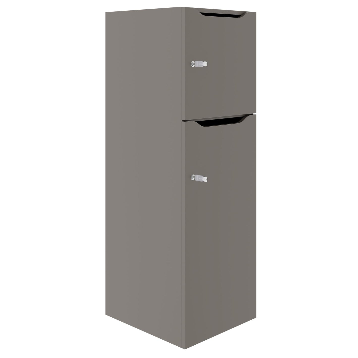 Armadietto CHOICE | 450 x 1370 mm, 2 o 3 scomparti, grigio cubanite