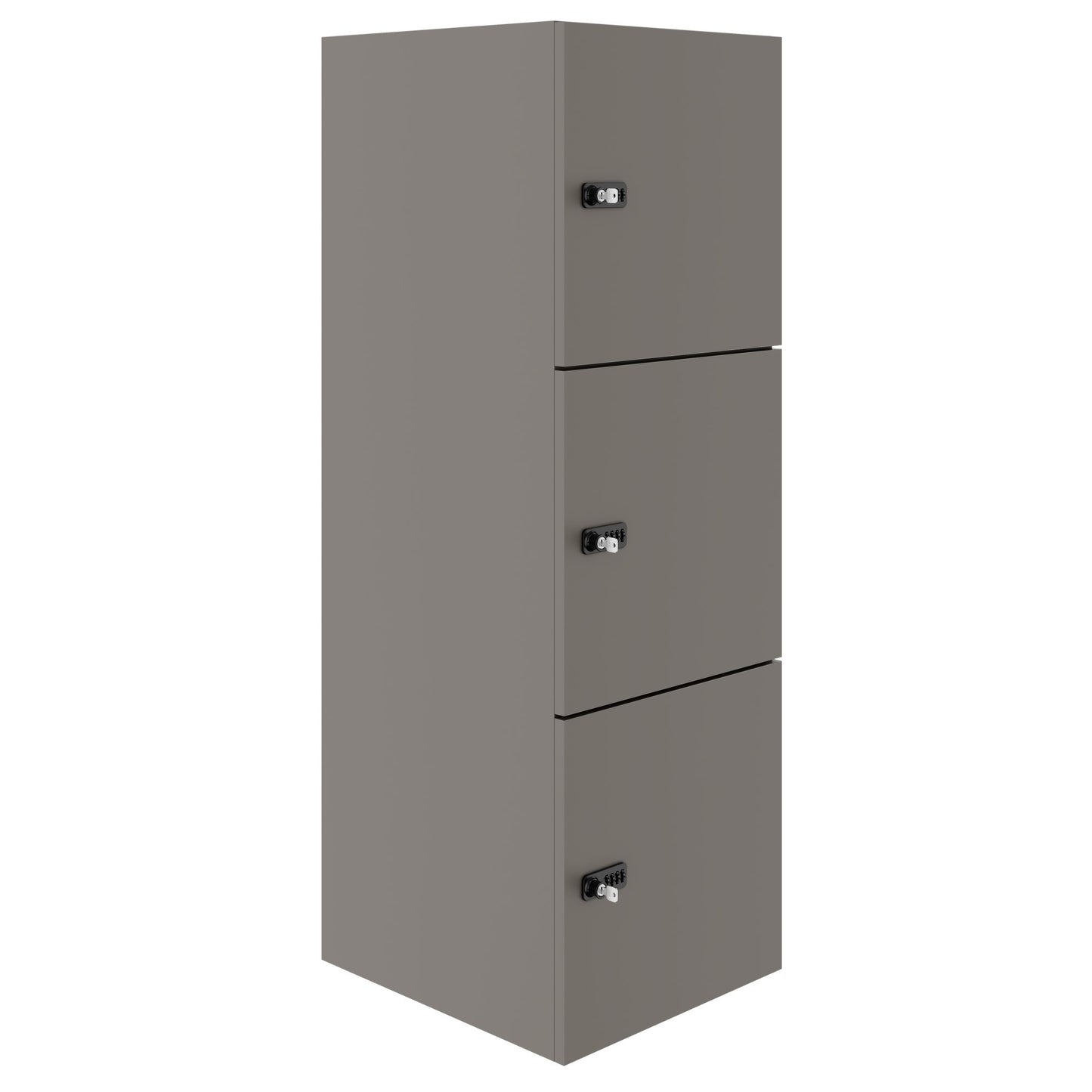 Armadietto CHOICE | 450 x 1370 mm, 2 o 3 scomparti, grigio cubanite