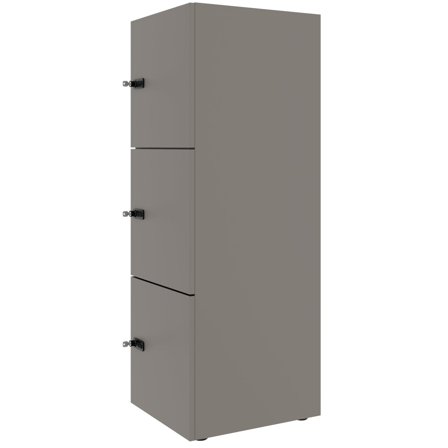 Armadietto CHOICE | 450 x 1370 mm, 2 o 3 scomparti, grigio cubanite