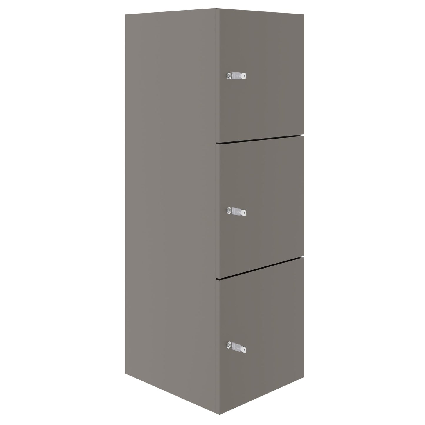 Armadietto CHOICE | 450 x 1370 mm, 2 o 3 scomparti, grigio cubanite