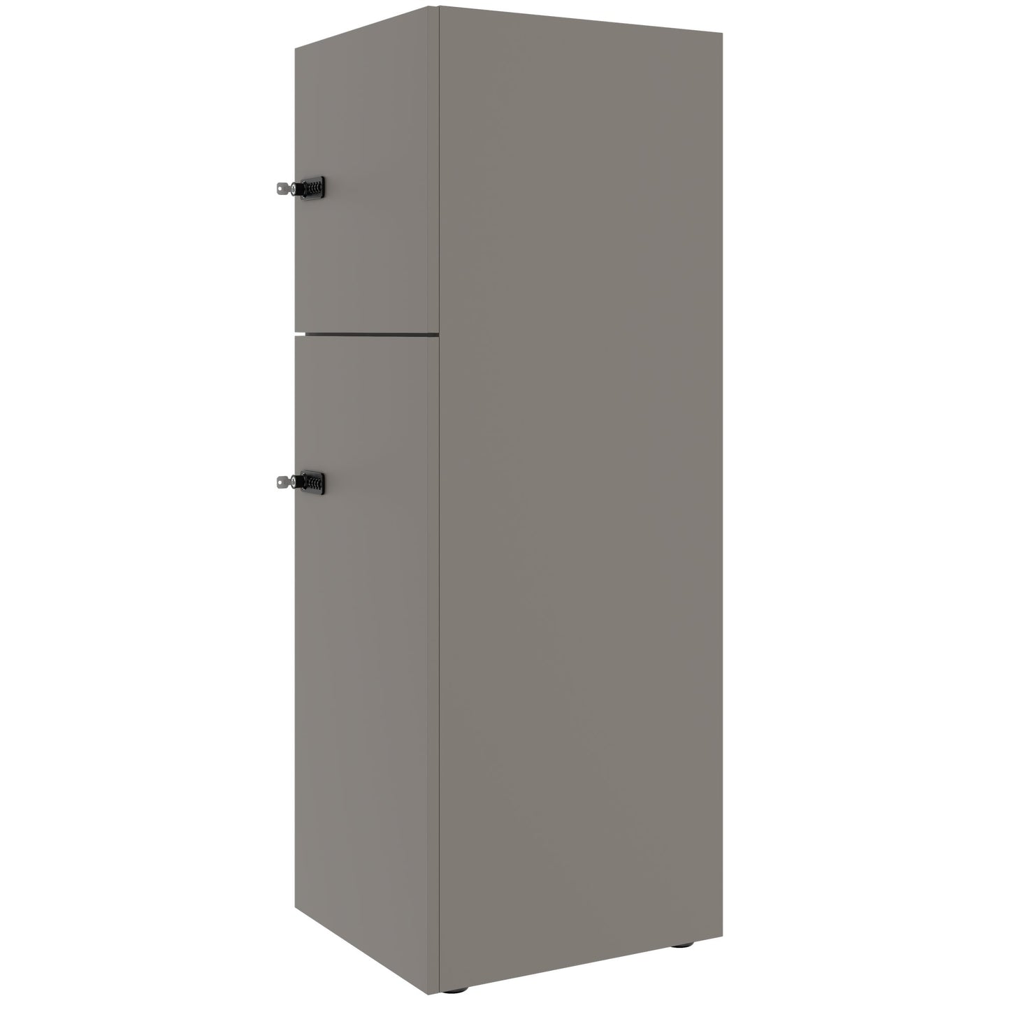 Armadietto CHOICE | 450 x 1370 mm, 2 o 3 scomparti, grigio cubanite