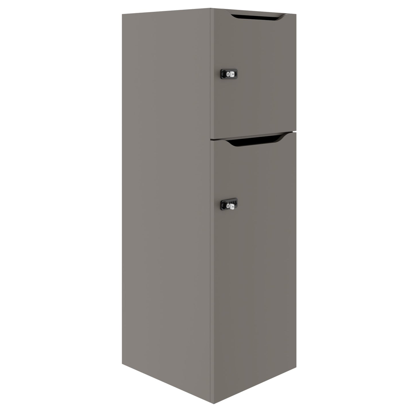 Armadietto CHOICE | 450 x 1370 mm, 2 o 3 scomparti, grigio cubanite