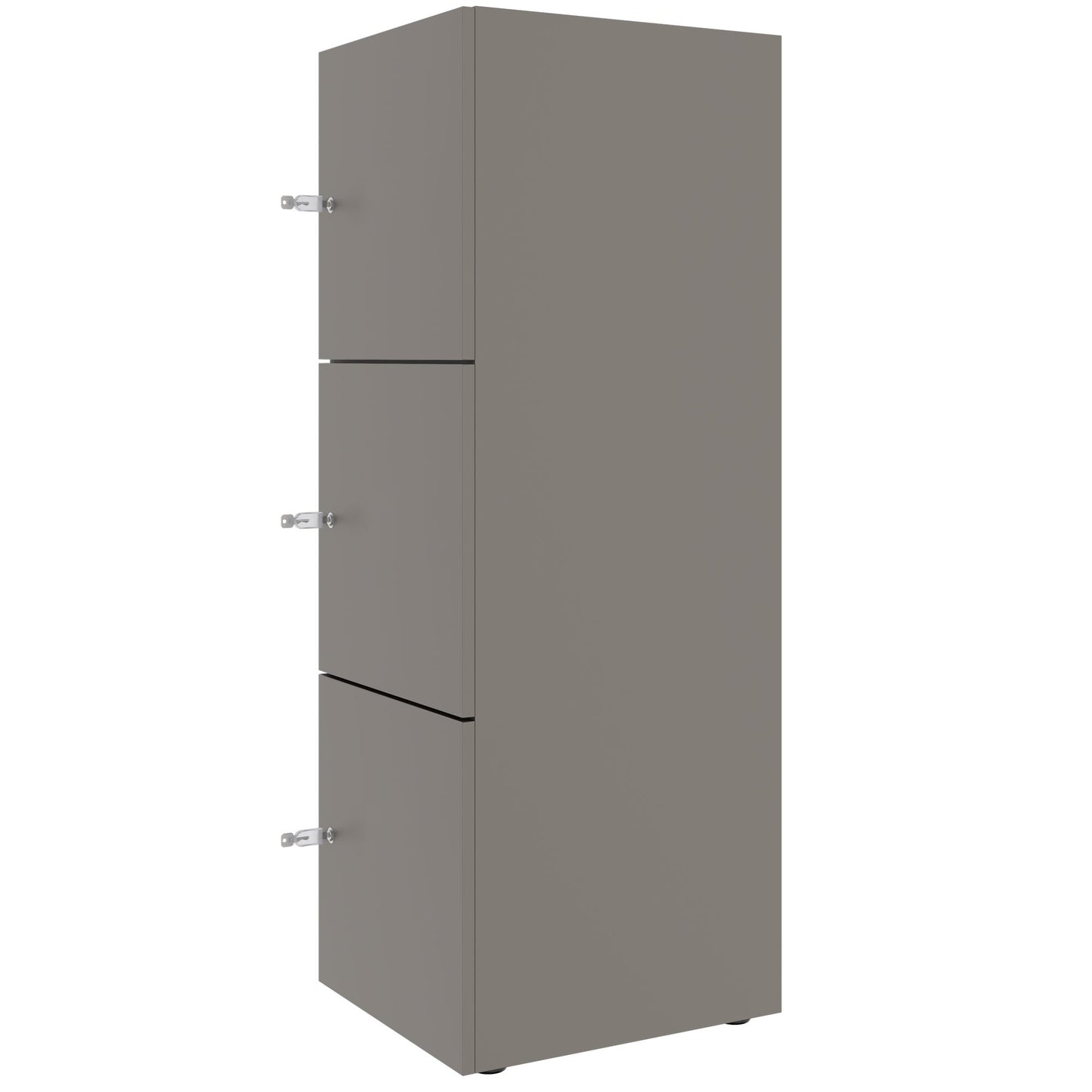 Armadietto CHOICE | 450 x 1370 mm, 2 o 3 scomparti, grigio cubanite