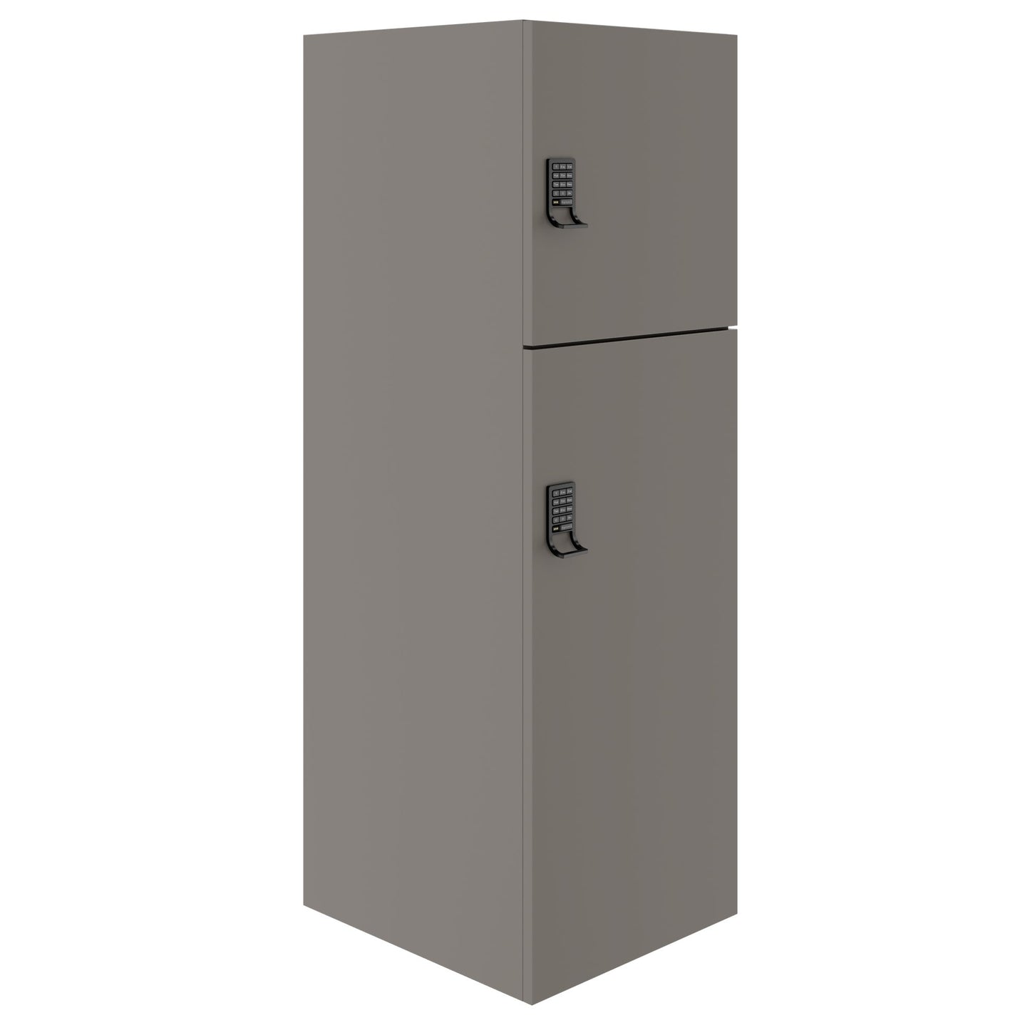 Armadietto CHOICE | 450 x 1370 mm, 2 o 3 scomparti, grigio cubanite