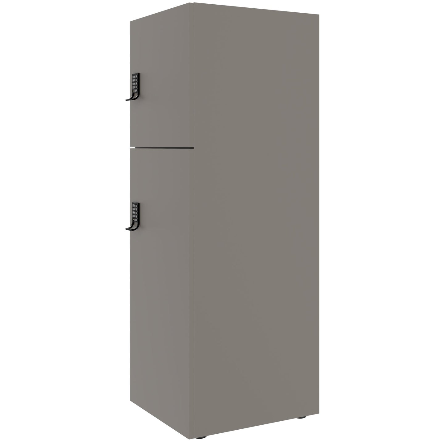 Armadietto CHOICE | 450 x 1370 mm, 2 o 3 scomparti, grigio cubanite