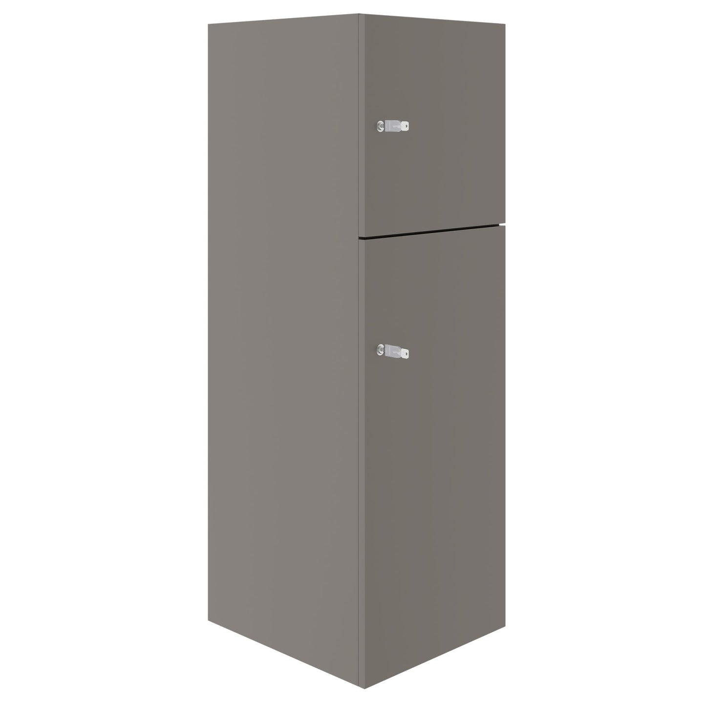 Armadietto CHOICE | 450 x 1370 mm, 2 o 3 scomparti, grigio cubanite